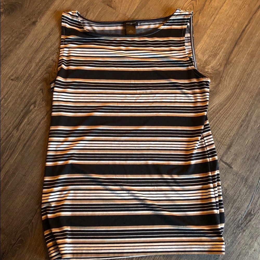 XS Striped Ann Taylor Tank